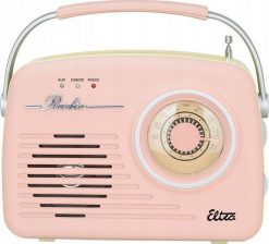 Radio Eltra Radio LUIZA RETRO SP-11 MP3 USB SD Różowe. Czerwone radia Eltra. Za 108.28 zł.