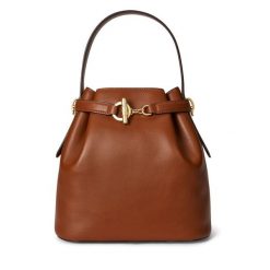 Torebka LAUREN RALPH LAUREN. Brązowe torebki do ręki damskie Lauren Ralph Lauren, bez wzorów, bez dodatków. Za 1,799.00 zł.