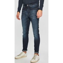 G-Star Raw - Jeansy D-Staq Zip. Niebieskie jeansy męskie G-Star Raw, z bawełny, retro. W wyprzedaży za 429.90 zł.