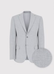 PAKO LORENTE - Jasnoszara marynarka garniturowa. Garnitury męskie Pako Lorente, m, bez wzorów, z elastanu, młodzieżowe. Za 999.99 zł.