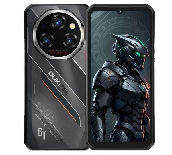 Smartfon Oukitel Smartphone WP62 5G 6.58" 16/512GB 11000mAh Black. Czarne smartfony Oukitel. Za 1,295.73 zł.
