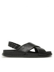 Lasocki Sandały ARC-IGA-01 Czarny. Czarne sandały damskie Lasocki, bez wzorów, ze skóry, bez obcasa, na płaskiej podeszwie, bez zapięcia. Za 179.99 zł.