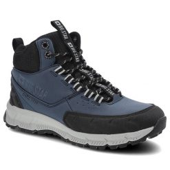 Granatowe Trekkingi Big Star Damskie Buty W Góry. Niebieskie obuwie trekkingowe damskie BIG STAR, ze skóry ekologicznej, bez zapięcia. Za 179.00 zł.