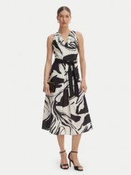 Rinascimento Sukienka koktajlowa CFC0020269002 Czarny Regular Fit. Czarne sukienki damskie Rinascimento, l, bez wzorów, z syntetyku, wizytowe, bez kołnierzyka, bez ramiączek. Za 699.99 zł.