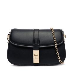 Torebka Tommy Hilfiger. Czarne torebki do ręki damskie Tommy Hilfiger, bez wzorów, bez dodatków. Za 529.99 zł.