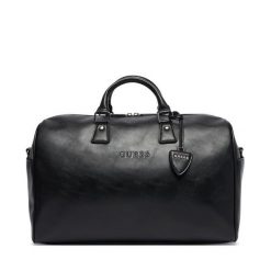 Torba weekendowa Guess. Czarne torby podróżne damskie Guess, z aplikacjami. Za 524.99 zł.