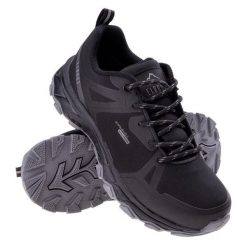 Buty Elbrus Wesko Wp W 92800401560 czarne. Czarne obuwie trekkingowe damskie z gumy, bez zapięcia. Za 396.74 zł.