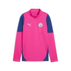 Młodzieżowa bluza treningowa Manchester City z zamkiem 1/4 PUMA. Czerwona bluzy damskie Puma, l, bez wzorów, młodzieżowe, bez ramiączek, bez kaptura. Za 299.00 zł.
