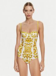 Dolce&Gabbana Strój kąpielowy O9A13J ONO19 Żółty. Żółte stroje kąpielowe damskie Dolce&Gabbana, bez wzorów, z syntetyku. Za 2,799.00 zł.
