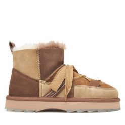 Śniegowce EMU Australia. Brązowe śniegowce damskie Emu Australia, bez zapięcia. Za 789.99 zł.