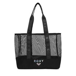 Torebka Roxy. Czarne shopperki damskie Roxy, bez wzorów, bez dodatków. Za 99.99 zł.