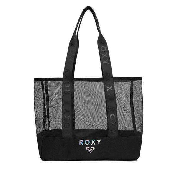 Torebka Roxy. Czarne shopperki damskie Roxy, bez wzorów, bez dodatków. Za 99.99 zł.