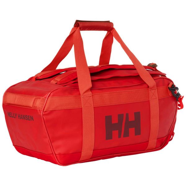 Torba Duffle Helly Hansen Scout L. Czerwone torby podróżne damskie Helly Hansen, bez wzorów, z nylonu, na ramię, duże. Za 428.00 zł.