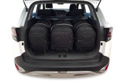 Torby Do Bagażnika Kia Sportage 2021+ 3Szt Kjust. Czarne torby podróżne damskie KJUST, bez wzorów, z kauczuku. Za 1,129.00 zł.