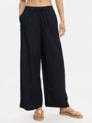 Roxy Spodnie materiałowe Lekeitio Break ERJNP03545 Czarny Regular Fit. Czarne spodnie materiałowe damskie Roxy, bez wzorów, z materiału. Za 149.99 zł.