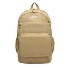 Plecak Reebok. Brązowe plecaki męskie Reebok, bez wzorów, sportowe. Za 129.99 zł.