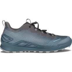Buty trekkingowe damskie Lowa Merger Gtx Lo. Niebieskie obuwie trekkingowe damskie Lowa, z gore-texu, bez zapięcia. Za 997.00 zł.