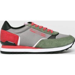 Trussardi Jeans - Buty. Zielone obuwie sportowe damskie TRUSSARDI JEANS, bez wzorów, z jeansu, bez zapięcia, climacool (adidas). W wyprzedaży za 319.90 zł.