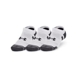 Under Armour PERFORMANCE COTTON 3PK NS Skarpetki unisex. Białe skarpety męskie Under Armour, bez wzorów, z bawełny. Za 41.99 zł.