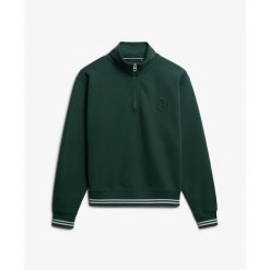 Sweter damski Superdry Country Club. Zielone swetry nierozpinane damskie Superdry, na zimę, bez wzorów, bez kołnierzyka, bez ramiączek. Za 332.10 zł.