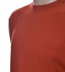 Sweter męski z kaszmiru i wełny merynosów kaszmirowy M cynober 130. Swetry męskie Giovane Ricco, m, bez wzorów, z kaszmiru, bez kołnierzyka, bez ramiączek. Za 139.99 zł.