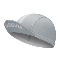 Przewiewna czapka rowerowa - szara i biała. Białe czapki damskie DAREVIE, na lato, bez wzorów, z materiału, sportowe. Za 83.99 zł.