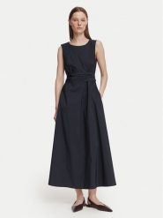 Weekend Max Mara Sukienka koktajlowa Gentile 2625226091 Granatowy Regular Fit. Niebieskie sukienki damskie Weekend Max Mara, bez wzorów, z syntetyku, wizytowe, bez kołnierzyka, bez ramiączek. Za 1,389.00 zł.