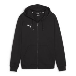 Bluza sportowa męska Puma B23620. Czarne bluzy sportowe męskie Puma, m, bez wzorów, z kapturem, do piłki nożnej. Za 189.00 zł.