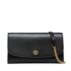 Torebka Tory Burch. Czarne torebki do ręki damskie Tory Burch, bez wzorów, bez dodatków. Za 939.99 zł.