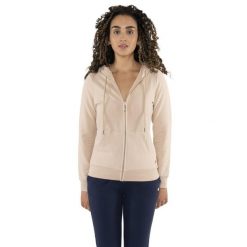 Bluza miękka z kaptur na co dzień na siłownię. Brązowe bluzy damskie LEONE 1947 APPAREL, bez wzorów, z bawełny, bez ramiączek, bez kaptura. W wyprzedaży za 164.19 zł.