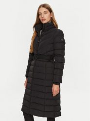 EA7 Emporio Armani Płaszcz zimowy 6DTL02 TNGCZ 1200 Czarny Regular Fit. Czarne płaszcze damskie EA7 Emporio Armani, na zimę, xxl, bez wzorów, z syntetyku, bez kołnierzyka, bez kaptura. Za 1,149.00 zł.