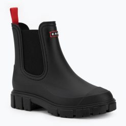 Kalosze damskie KADVA FlowBoots WMNS. Czarne kalosze damskie KADVA, bez wzorów, bez zapięcia. Za 89.99 zł.