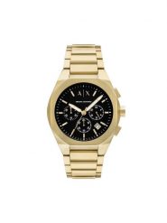 Armani Exchange Zegarek Rafael AX4180 Złoty. Żółte zegarki męskie Armani Exchange, bez wzorów, złote. Za 979.99 zł.