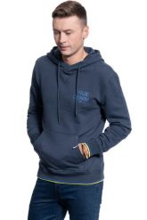 MĘSKA BLUZA Z KAPTUREM MUSTANG BENNET H HOOD PRINT 1009166 4085. Bluzy męskie Mustang, m, bez wzorów, z kapturem. W wyprzedaży za 59.99 zł.