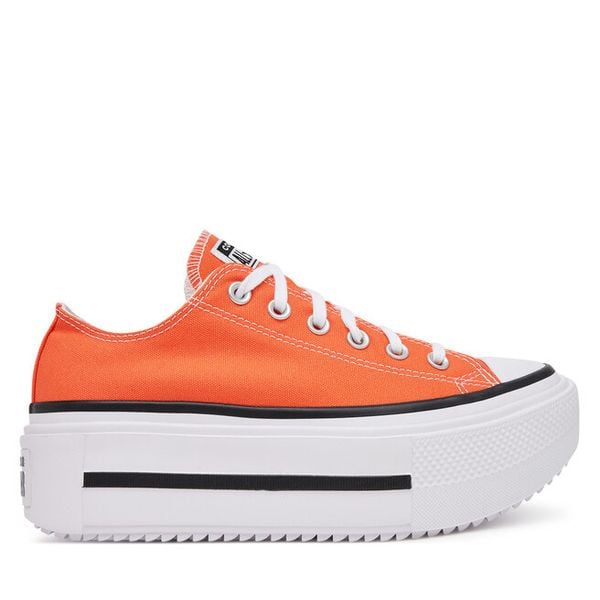 Trampki Converse. Czerwone trampki i tenisówki damskie Converse, bez wzorów, bez zapięcia. Za 269.99 zł.
