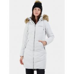 Płaszcz Zimowy Damski Fundango Puppis. Białe płaszcze damskie FUNDANGO, na zimę, m, bez wzorów, eleganckie, bez kołnierzyka, bez kaptura. Za 559.90 zł.
