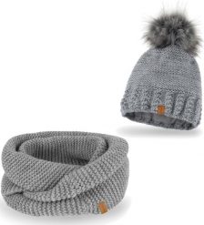 Nandy Nandy Damski Komplet Zimowy Czapka Komin Rękawiczki. Czapki damskie Nandy, na zimę, bez wzorów. Za 120.80 zł.