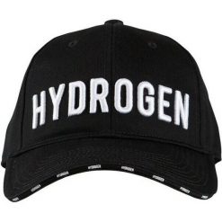 Czapka tenisowa unisex Hydrogen Icon Cap. Czarne czapki damskie HYDROGEN, bez wzorów, z bawełny, eleganckie. Za 219.99 zł.