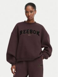 Reebok Bluza Inka RK25686CCW Brązowy Oversize. Brązowe bluzy damskie Reebok, xl, bez wzorów, z syntetyku, bez ramiączek, bez kaptura. Za 219.99 zł.