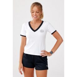 Damska koszulka sportowa szybkoschnąca Rough Radical Sol. Białe koszulki sportowe damskie ROUGH RADICAL, l, bez wzorów, bez ramiączek, na fitness i siłownię. Za 89.90 zł.
