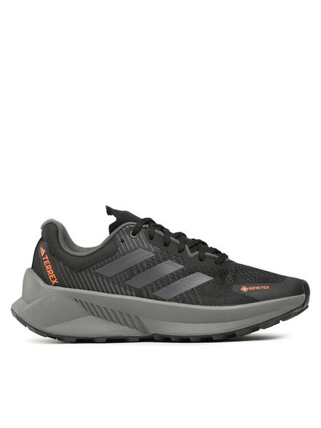Adidas Buty do biegania Terrex Soulstride Flow Gtx GORE-TEX ID6714 Czarny. Czarne buty sportowe męskie Adidas, bez wzorów, z gore-texu, bez zapięcia, do biegania, gore-tex. Za 599.99 zł.