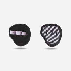 Nakładki na dłonie do treningu siłowego Domyos. Fioletowe rękawiczki damskie CORENGTH, bez wzorów. Za 39.99 zł.