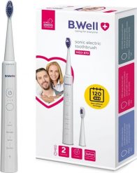 Szczoteczka B.Well Szczoteczka Soniczna Elektryczna do zębów B.WELL MED-870 Biała. Białe szczoteczki soniczne B.Well. Za 134.99 zł.
