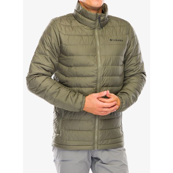 Kurtka ocieplana męska Columbia Powder Lite II Jacket. Zielone kurtki męskie Columbia, m, bez wzorów, sportowe, bez kaptura. Za 413.99 zł.