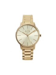 Armani Exchange Zegarek AX7144SET Złoty. Żółte, analogowe zegarki męskie Armani Exchange, bez wzorów, złote. Za 709.99 zł.