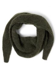 Samsøe Samsøe szalik z dzianiny z zawartością alpaki i merynosów - Sanor Kobiety Wełna merino zielony, ONE SIZE. Zielone szaliki damskie Samsøe & Samsøe, bez wzorów, z dzianiny. Za 199.95 zł.