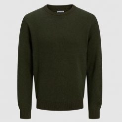 Sweter Jack & Jones Globe Duffel. Swetry męskie Jack&Jones, m, bez wzorów, bez kołnierzyka, bez ramiączek. W wyprzedaży za 163.90 zł.