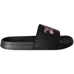 Klapki Lee Cooper LCW-24-42-2482LA czarne. Czarne klapki damskie na lato, bez wzorów, z syntetyku, sportowe, bez obcasa, bez zapięcia. Za 135.33 zł.