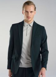 PAKO LORENTE – Wełniana zielona marynarka garniturowa. Zielone garnitury męskie Pako Lorente, m, bez wzorów, z wełny, eleganckie. Za 1,189.99 zł.