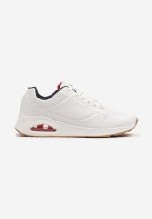 Biało-Granatowe Buty Sportowe Sneakersy z Przezroczystą Wstawką Danorielis. Białe buty sportowe męskie Born2be, bez wzorów, z jeansu, bez zapięcia. Za 99.99 zł.